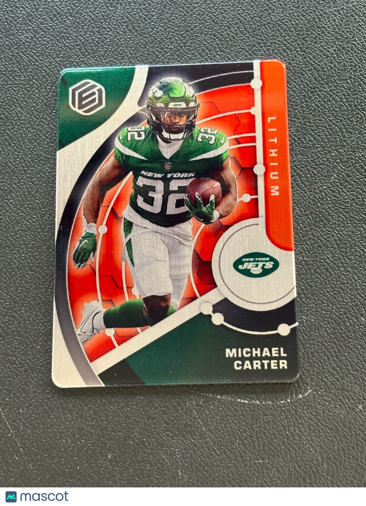 Michael Carter 2022 Elements Lithium SSP SHORTPRINT New York Jets 2/3