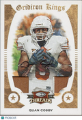 Quan Cosby 2009 Threads Auto Autograph Game Worn Patch RC Texas Longhorns 2/10