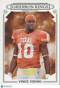 Vince Young 2007 Donruss Threads Gridiron Kings Texas Longhorns 7/100