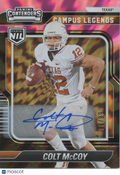 Colt Mccoy 2025 Contenders Legends PINK Auto Autograph Texas Longhorns 88/99