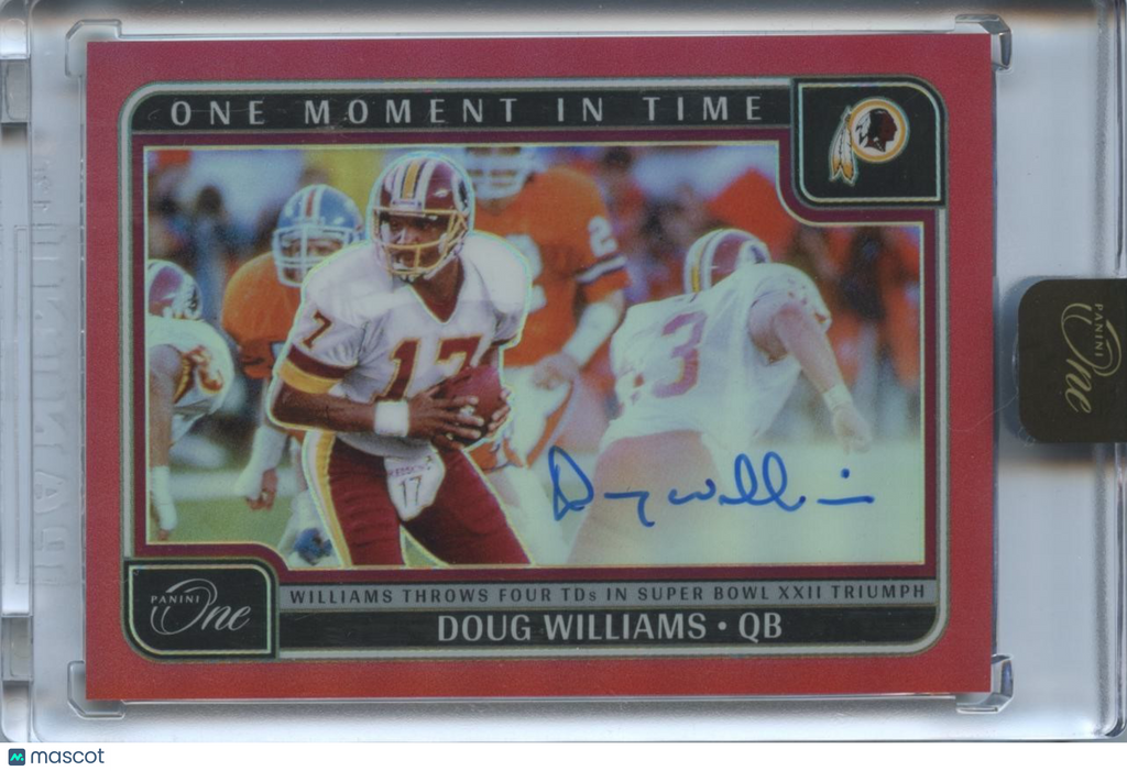 Doug Williams 2024 Panini One Auto Autograph Washington Redskins 51/60