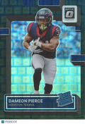 Dameon Pierce 2022 Optic Rated Rookie Black Pandora RC Houston Texans 22/25