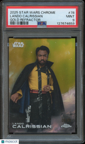 Childish Gambino as Lando Calrissian 2025 GOLD Refractor Star Wars 9/50 PSA 9
