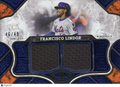 Francisco Lindor 2025 Tier One Game Worn Jersey Patch New York Mets 46/49