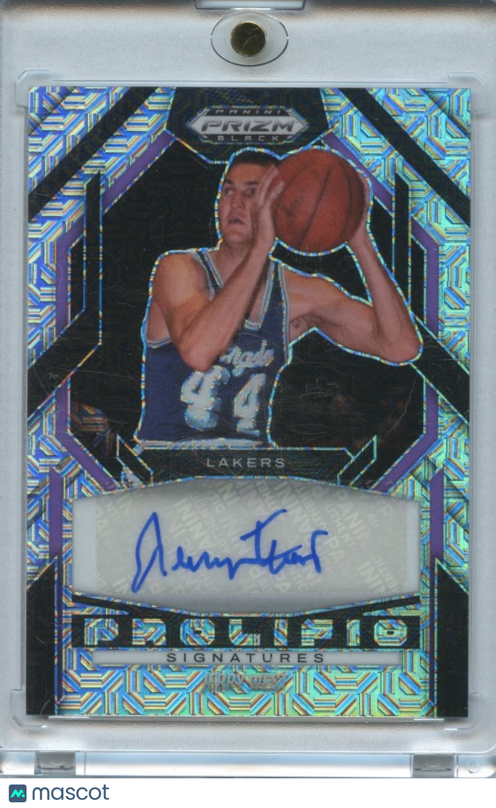 Jerry West 2024-25 Prizm Mojo Prizm Auto Autograph Los Angeles Lakers 5/25