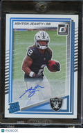 Ashton Jeanty 2025 Donruss Rated Rookie Auto Autograph RC LV Raiders 19/199