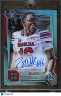 Lanorris Sellers 2025 Bowman Chrome 1st VARIATION Auto Autograph RC 2/25