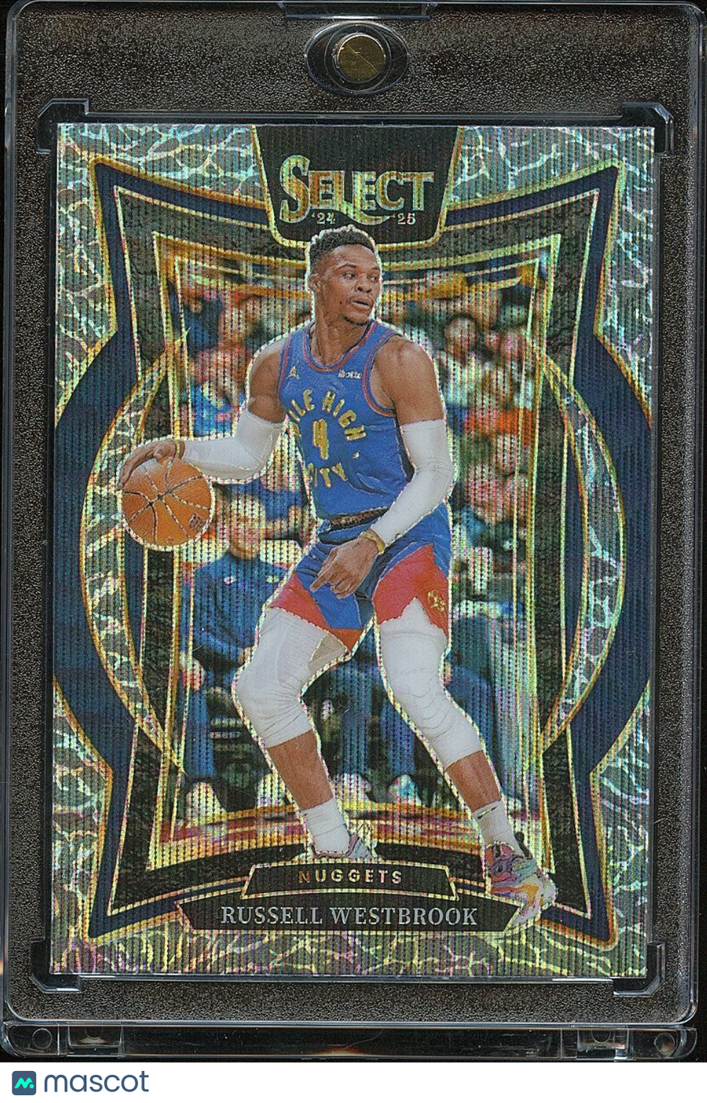 Russell Westbrook 2024-25 Select Elephant Prizm SSP CASE HIT Denver Nuggets