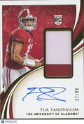 Tua Tagovailoa 2020 Immaculate Auto Autograph Patch RC Alabama Dolphins 27/99