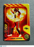Lamar Jackson 2021 Elements Nuclear SSP CASE HIT Metal Card Baltimore Ravens