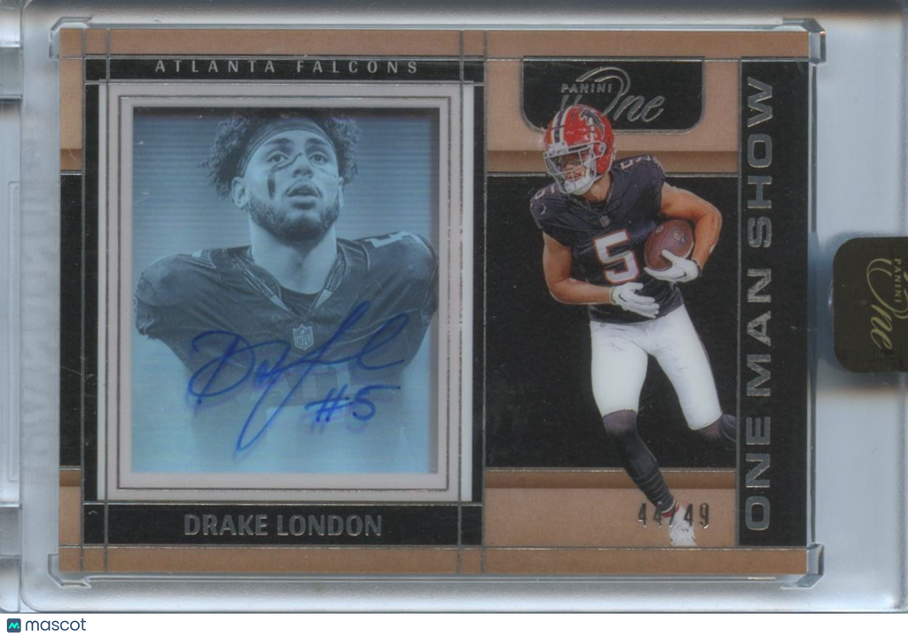 Drake London 2024 Panini One Auto Autograph Atlanta Falcons 44/49