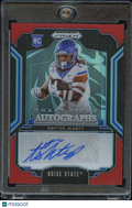 Ashton Jeanty 2025 Prizm Draft Red Auto Autograph RC Boise State Raiders 388/399