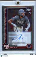 James Wood 2025 Topps Chrome Auto Autograph RC Rookie Washington Nationals