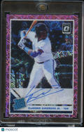 Vladimir Guerrero Jr. 2019 Optic Rated Rookie Auto Autograph Pink RC Blue Jays