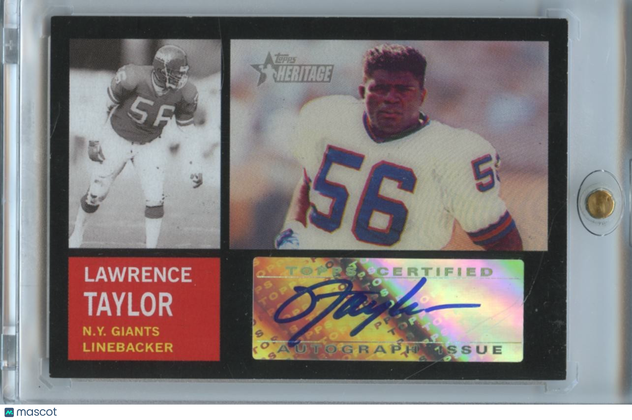 Lawrence Taylor 2005 Topps Heritage Auto Autograph New York Giants