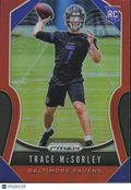 Trace Mcsorley 2019 Select Retail RED Prizm SSP Rookie RC Baltimore Ravens #309