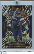 Nick Emmanwori 2025 Select Zebra Prizm SSP SHORT PRINT Rookie RC Seahawks