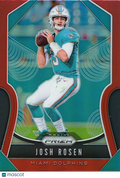 Josh Rosen 2019 Prizm Retail Red Prizm SSP Shortprint Miami Dolphins #11
