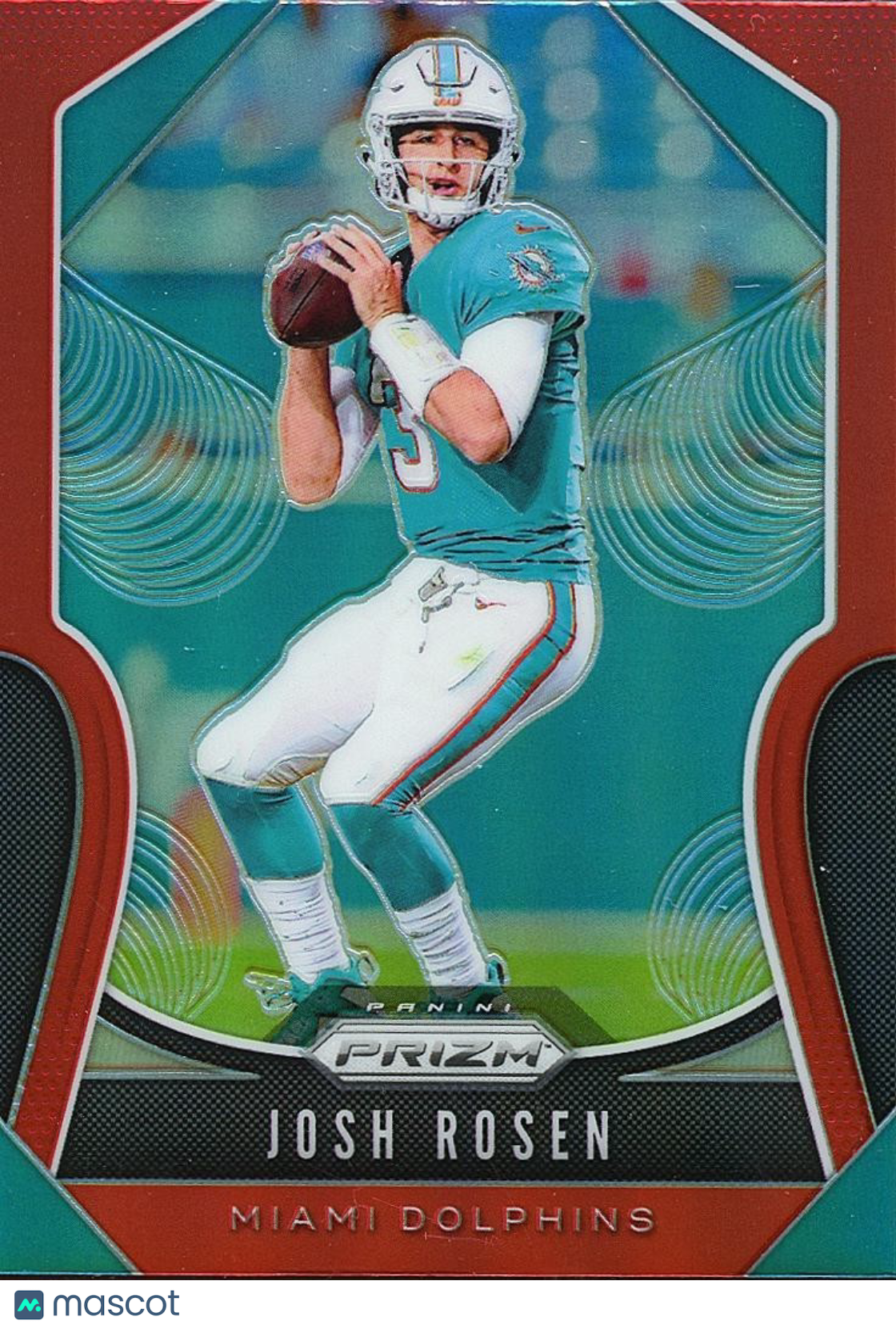 Josh Rosen 2019 Prizm Retail Red Prizm SSP Shortprint Miami Dolphins #11