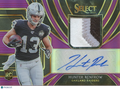 Hunter Renfrow 2019 Select Auto Autograph Patch Rookie RC Oakland Raiders 7/49