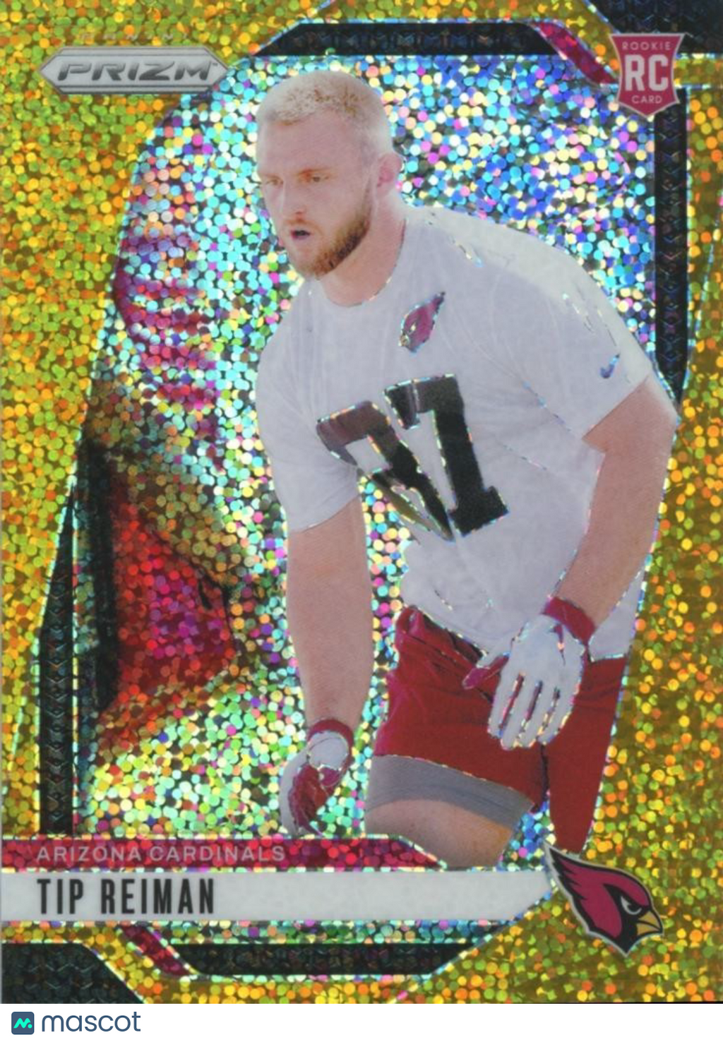 Tip Reiman 2024 Prizm GOLD Sparkle Prizm Rookie RC Arizona Cardinals 10/24
