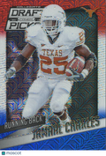 Jamaal Charles 2015 Prizm Draft Red White & Blue Prizm 19/25 Texas Longhorns