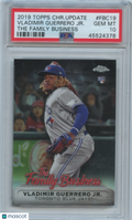 Vladimir Guerrero Jr. 2019 Topps Chrome Family Business Rookie Blue Jays PSA 10