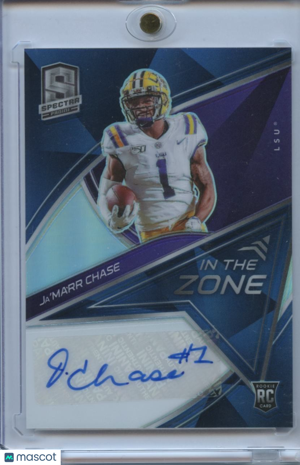 Ja'Marr Chase 2021 Spectra Auto Autograph Rookie RC SSP LSU Tigers Bengals 2/9