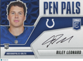 Riley Leonard 2025 Elite Pen Pals Auto Autograph RC Indianapolis Colts