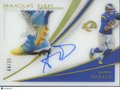 Aaron Donald 2024 Immaculate Cleat On Card Auto Autograph Los Angeles Rams 4/25