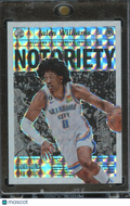 Jalen Williams 2022-23 Mosaic Notoriety White Rookie RC JERSEY NUMBER 8/25 OKC