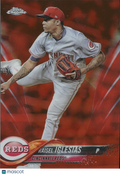 Raisel Iglesias 2018 Topps Chrome RED Refractor Cincinnati Reds 3/5