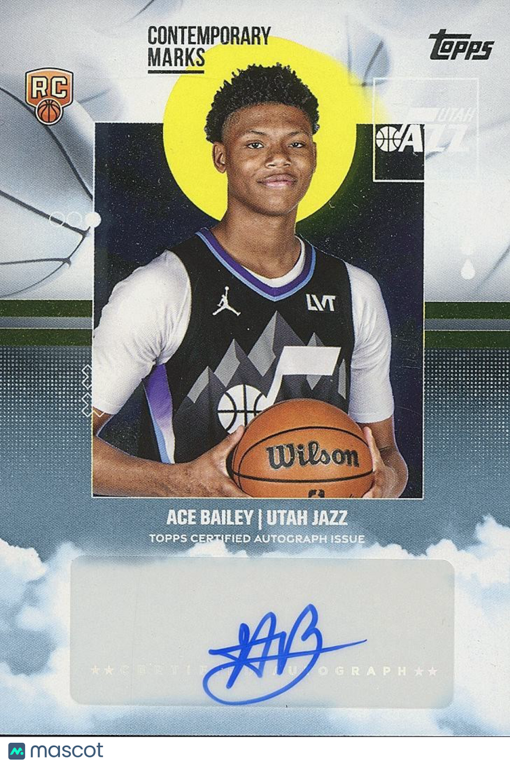 Ace Bailey 2025-26 Topps Contemporary Auto Autograph RC Rookie Utah Jazz
