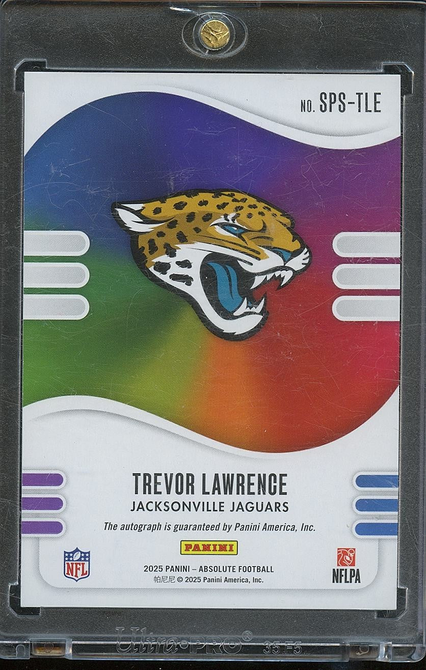 Trevor Lawrence 2025 Absolute Spectrum Auto Autograph Jacksonville Jaguars 43/75