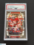 Joe Montana 2021 Select White Die-Cut Prizm San Francisco 49ers 48/99 PSA 9