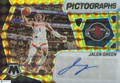 Jalen Green 2023-24 Mosaic Black Gold SSP Auto Autograph Houston Rockets 3/8