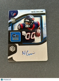 Nico Collins 2021 Elements Cobalt Auto Autograph Rookie RC Houston Texans 26/27