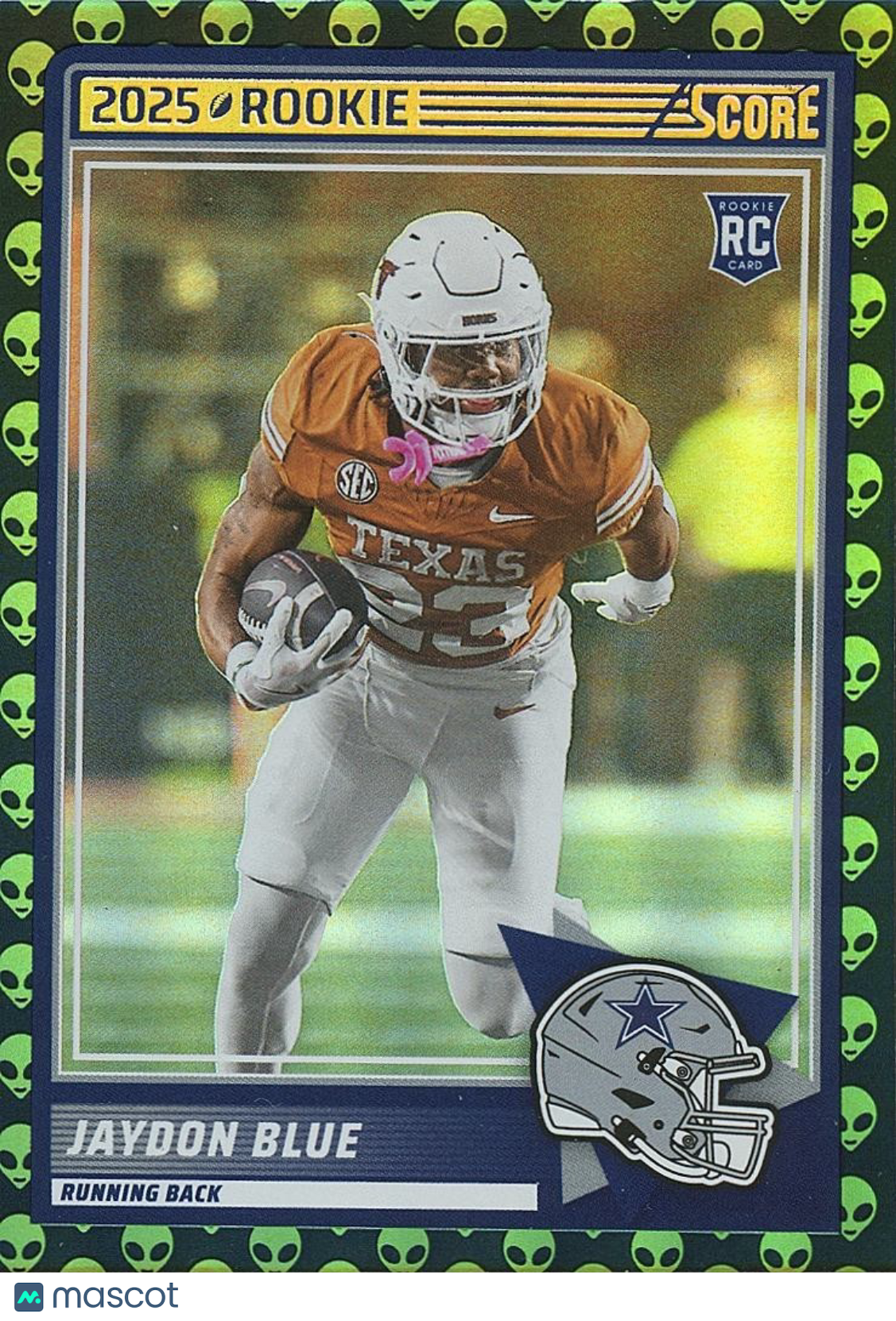 Jaydon Blue 2025 Score Extraterrestrial SSP Rookie RC Texas Longhorns Cowboys