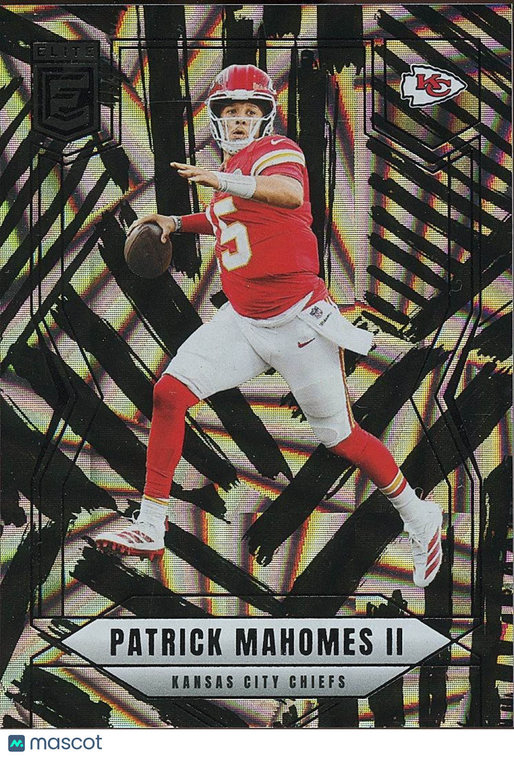 Patrick Mahomes II 2025 Elite Razzle Dazzle SSP CASE HIT Kansas City Chiefs #55