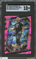 Stone Cold Steve Austin 2023 Panini The National Pink Ice Prizm 61/75 WW SGC 10