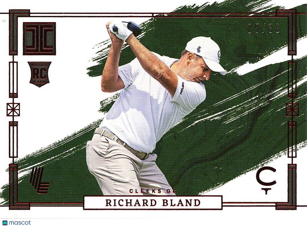 Richard Bland 2024 Impeccable Red Rookie RC Cleeks GC 5/36 #92