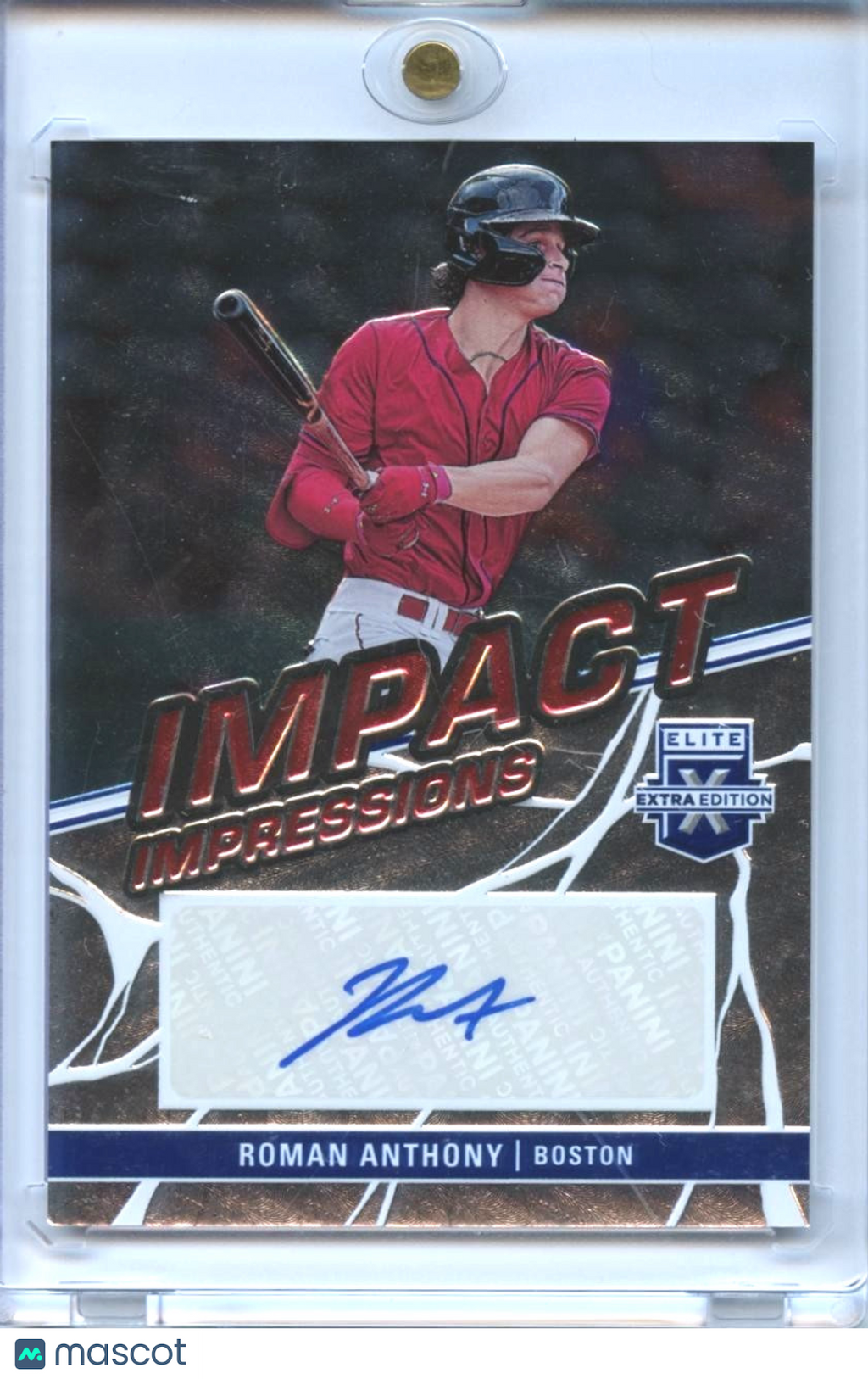 Roman Anthony 2023 Elite Extra Auto Autograph Rookie RC Boston Red Sox