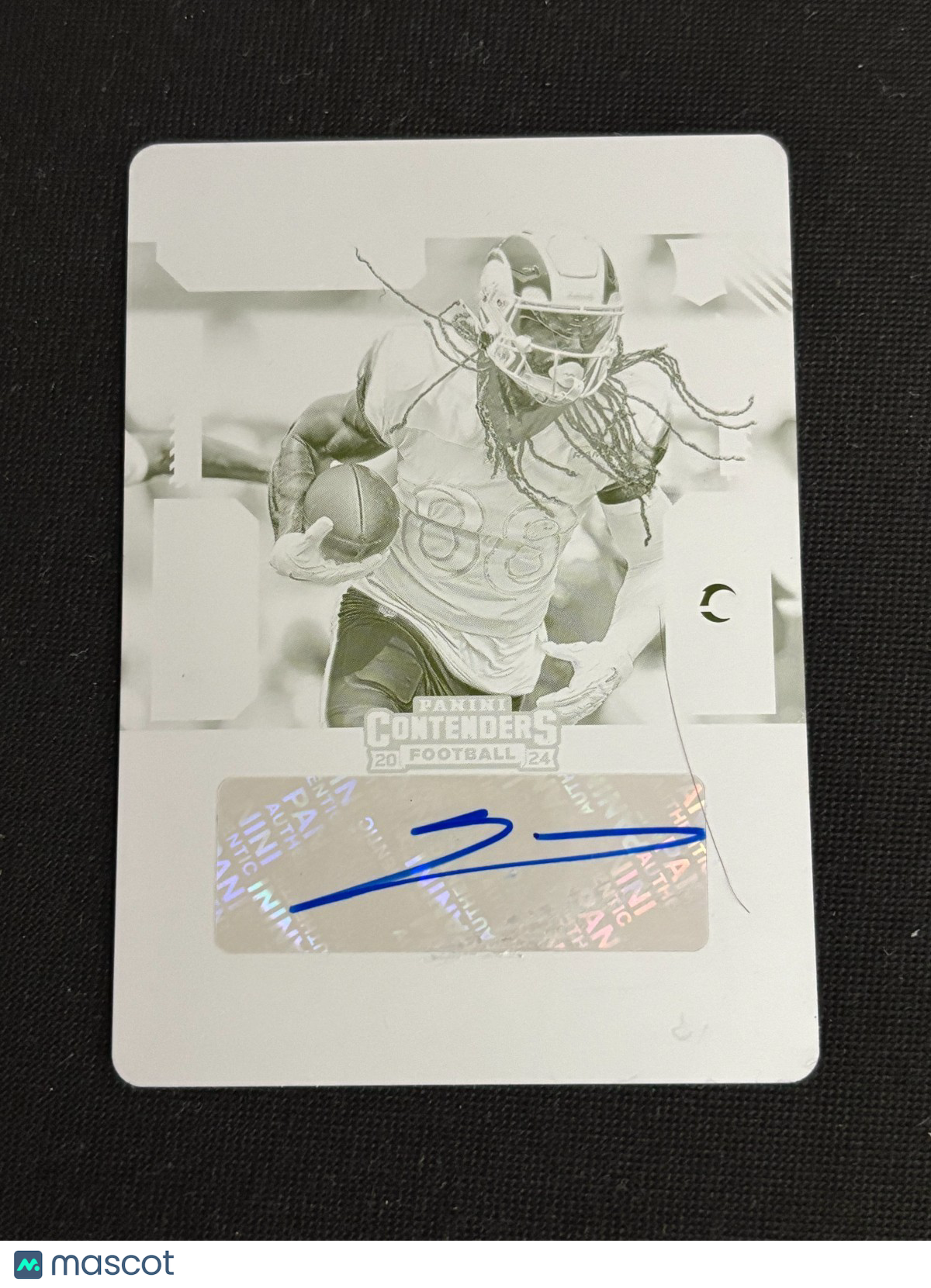 Jordan Whittington 2024 Contenders Printing Plate Autograph Rams Longhorns 1/1