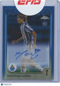 Rodrigo Mora 2025 Topps Chrome Blue Auto Autograph RC FC Porto 17/150