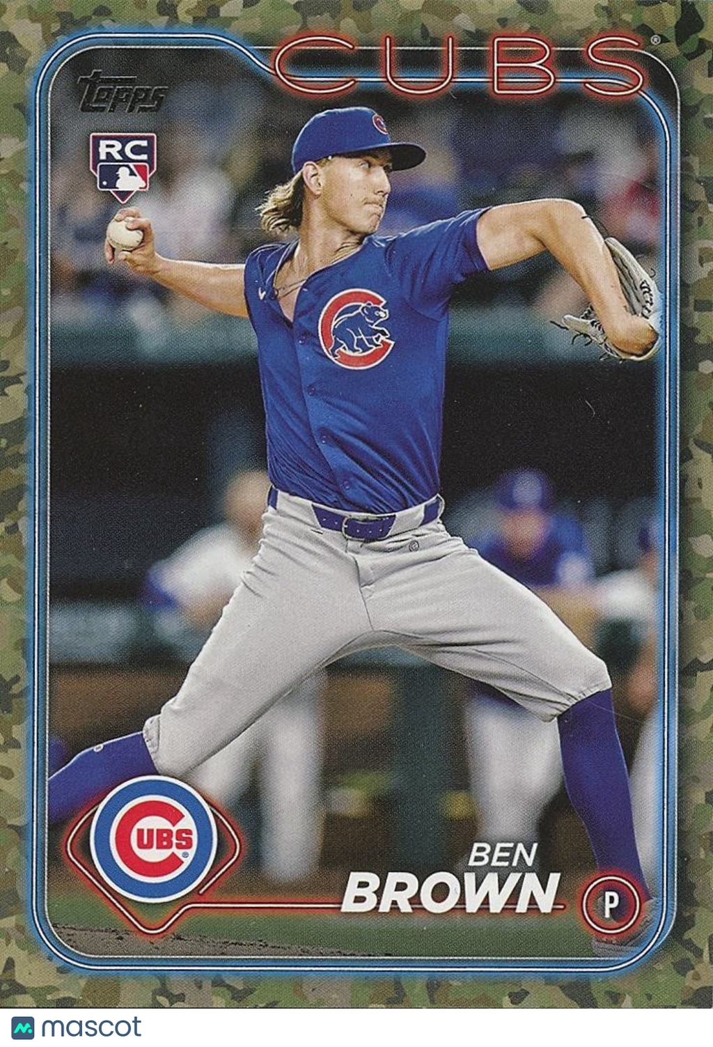 Ben Brown 2024 Topps Camo SSP Rookie RC Chicago Cubs 22/25 #US183