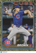Ben Brown 2024 Topps Camo SSP Rookie RC Chicago Cubs 22/25 #US183