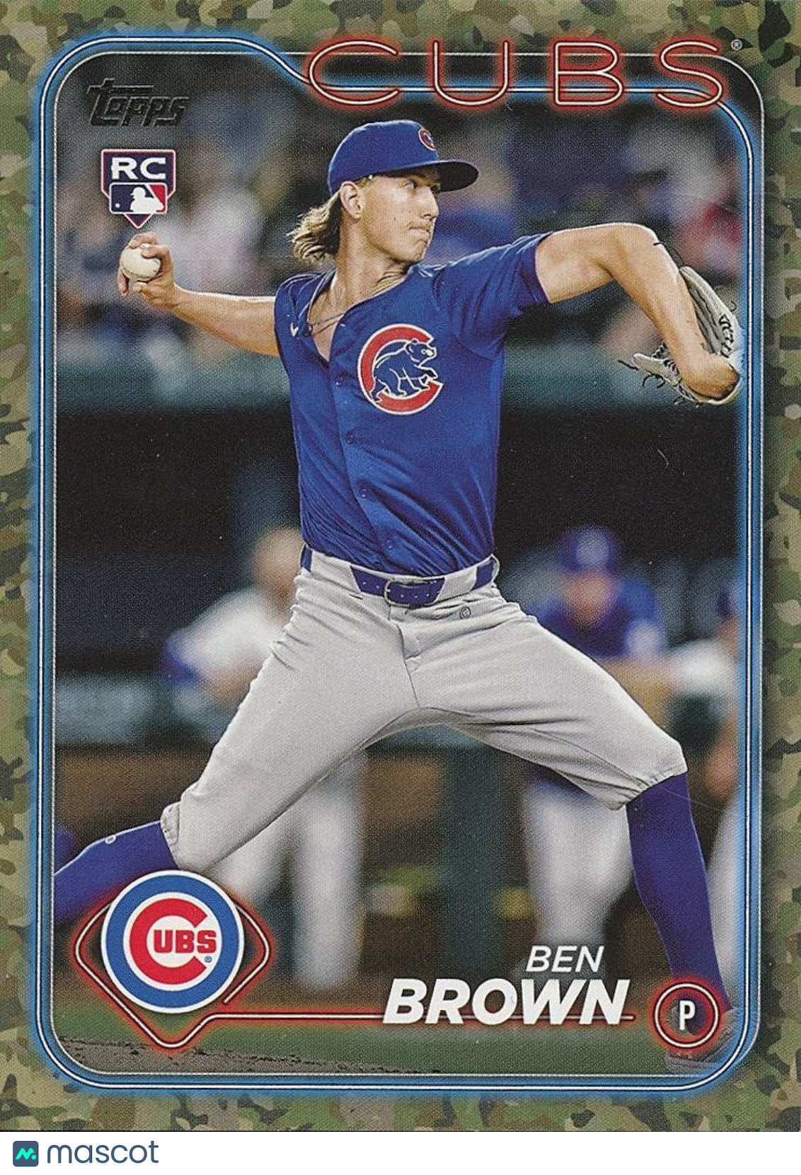 Ben Brown 2024 Topps Camo SSP Rookie RC Chicago Cubs 22/25 #US183