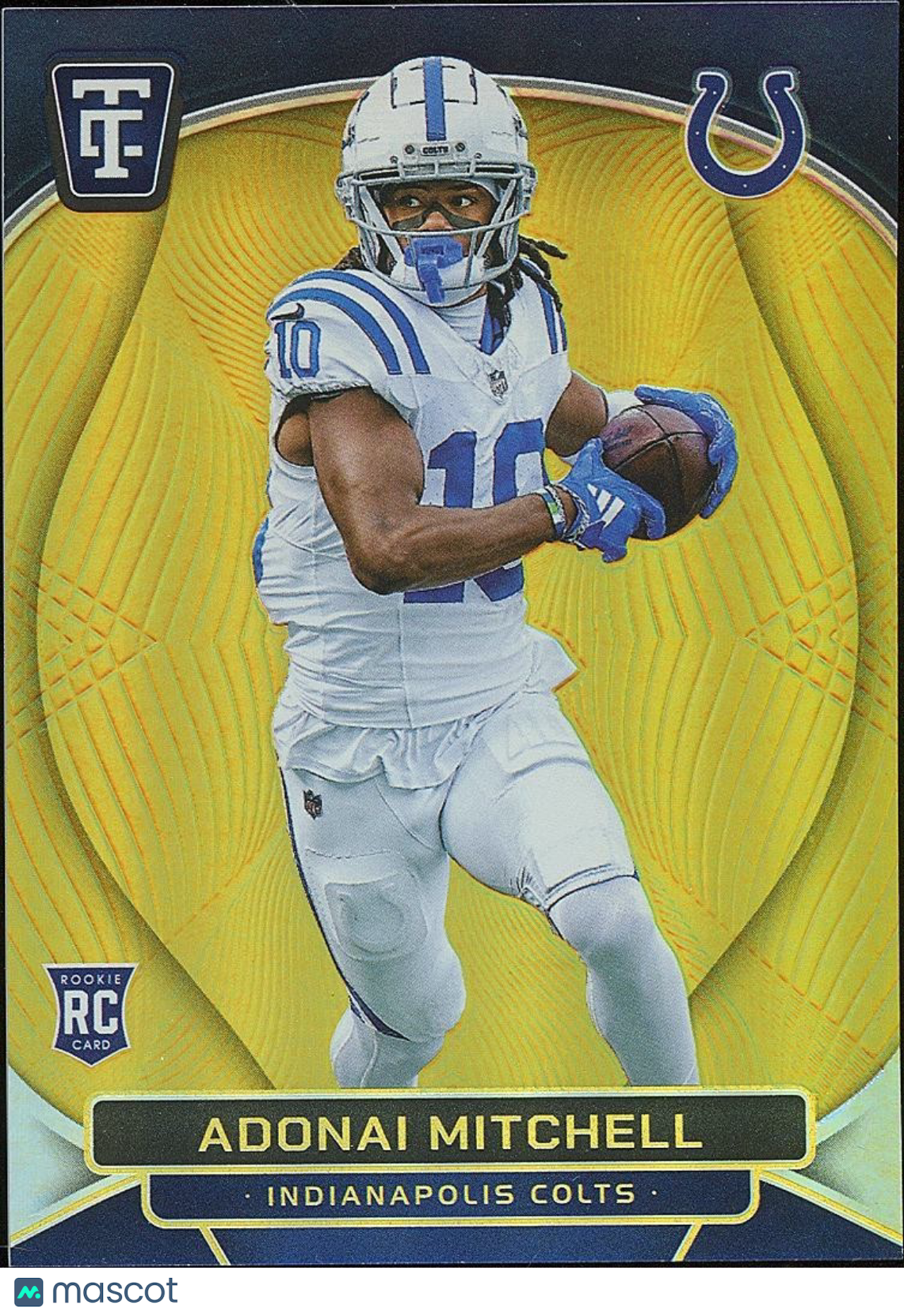 Adonai Mitchell 2024 Totally Certified GOLD Rookie RC Indianapolis Colts 6/10