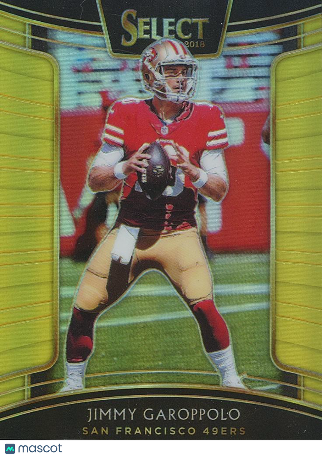 Jimmy Garoppolo 2018 Select GOLD Prizm SSP San Francisco 49ers 2/10 #36