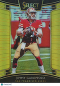Jimmy Garoppolo 2018 Select GOLD Prizm SSP San Francisco 49ers 2/10 #36